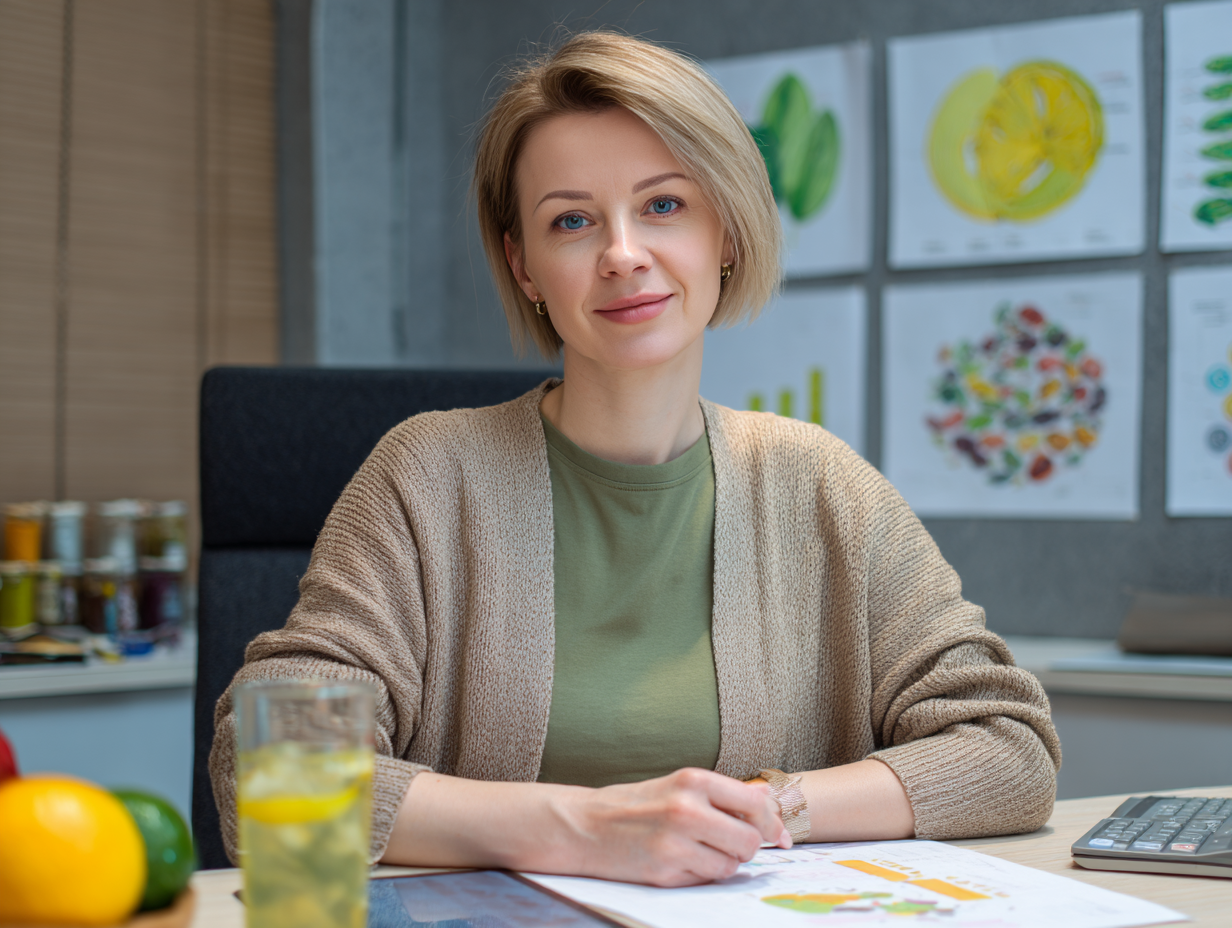 Експерт brastomik працює над індивідуальним планом харчування для родини